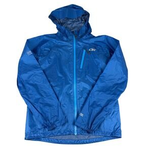 Outdoor Research Helium II Rain Jacket Pertex Shield Ultra Lightweight Hooded-S